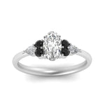 Load image into Gallery viewer, pear-accented-oval-shaped-diamond-ring-with-black-diamond-in-FD9289OVRGBLACKANGLE3-NL-WG
