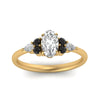 Load image into Gallery viewer, pear-accented-oval-shaped-diamond-ring-with-black-diamond-in-FD9289OVRGBLACKANGLE3-NL-YG
