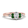 Load image into Gallery viewer, pear-accented-pear-shaped-diamond-ring-with-emerald-in-FD9289PERGEMGRANGLE3-NL-RG