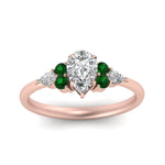 Load image into Gallery viewer, pear-accented-pear-shaped-diamond-ring-with-emerald-in-FD9289PERGEMGRANGLE3-NL-RG
