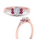 Load image into Gallery viewer, pear-accented-pear-shaped-diamond-ring-with-pink-sapphire-in-FD9289PERGSADRPIANGLE3-NL-RG
