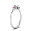 Load image into Gallery viewer, pear-accented-pear-shaped-diamond-ring-with-pink-sapphire-in-FD9289PERGSADRPIANGLE3-NL-WG