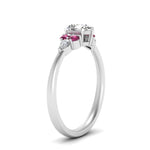Load image into Gallery viewer, pear-accented-pear-shaped-diamond-ring-with-pink-sapphire-in-FD9289PERGSADRPIANGLE3-NL-WG
