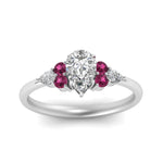 Load image into Gallery viewer, pear-accented-pear-shaped-diamond-ring-with-pink-sapphire-in-FD9289PERGSADRPIANGLE3-NL-WG

