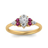 Load image into Gallery viewer, pear-accented-pear-shaped-diamond-ring-with-pink-sapphire-in-FD9289PERGSADRPIANGLE3-NL-YG
