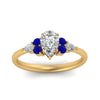 Load image into Gallery viewer, pear-accented-pear-shaped-diamond-ring-with-sapphire-in-FD9289PERGSABLANGLE3-NL-YG