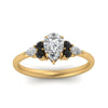 Load image into Gallery viewer, pear-accented-pear-shaped-diamond-ring-with-black-diamond-in-FD9289PERGBLACKANGLE3-NL-YG