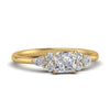 Load image into Gallery viewer, pear-accented-princess-cut-diamond-ring-in-FD9289PRRANGLE3-NL-YG