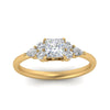 Load image into Gallery viewer, pear-accented-princess-cut-diamond-ring-in-FD9289PRRANGLE3-NL-YG