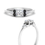 Load image into Gallery viewer, pear-accented-princess-cut-diamond-ring-with-black-diamond-in-FD9289PRRGBLACKANGLE3-NL-WG
