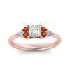 Load image into Gallery viewer, pear-accented-princess-cut-diamond-ring-with-orange-sapphire-in-FD9289PRRGSAORANGLE3-NL-RG