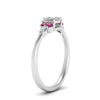 Load image into Gallery viewer, pear-accented-princess-cut-diamond-ring-with-pink-sapphire-in-FD9289PRRGSADRPIANGLE3-NL-WG