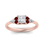 Load image into Gallery viewer, pear-accented-princess-cut-diamond-ring-with-ruby-in-FD9289PRRGRUDRANGLE3-NL-RG
