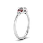 Load image into Gallery viewer, pear-accented-princess-cut-diamond-ring-with-ruby-in-FD9289PRRGRUDRANGLE3-NL-WG
