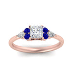 Load image into Gallery viewer, pear-accented-princess-cut-diamond-ring-with-sapphire-in-FD9289PRRGSABLANGLE3-NL-RG

