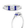 Load image into Gallery viewer, pear-accented-princess-cut-diamond-ring-with-sapphire-in-FD9289PRRGSABLANGLE3-NL-WG