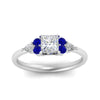 Load image into Gallery viewer, pear-accented-princess-cut-diamond-ring-with-sapphire-in-FD9289PRRGSABLANGLE3-NL-WG