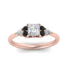 Load image into Gallery viewer, pear-accented-princess-cut-diamond-ring-with-black-diamond-in-FD9289PRRGBLACKANGLE3-NL-RG