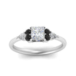 Load image into Gallery viewer, pear-accented-princess-cut-diamond-ring-with-black-diamond-in-FD9289PRRGBLACKANGLE3-NL-WG
