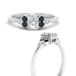 Load image into Gallery viewer, pear-accented-radiant-cut-diamond-ring-with-black-diamond-in-FD9289RARGBLACKANGLE3-NL-WG
