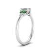 Load image into Gallery viewer, pear-accented-radiant-cut-diamond-ring-with-emerald-in-FD9289RARGEMGRANGLE3-NL-WG