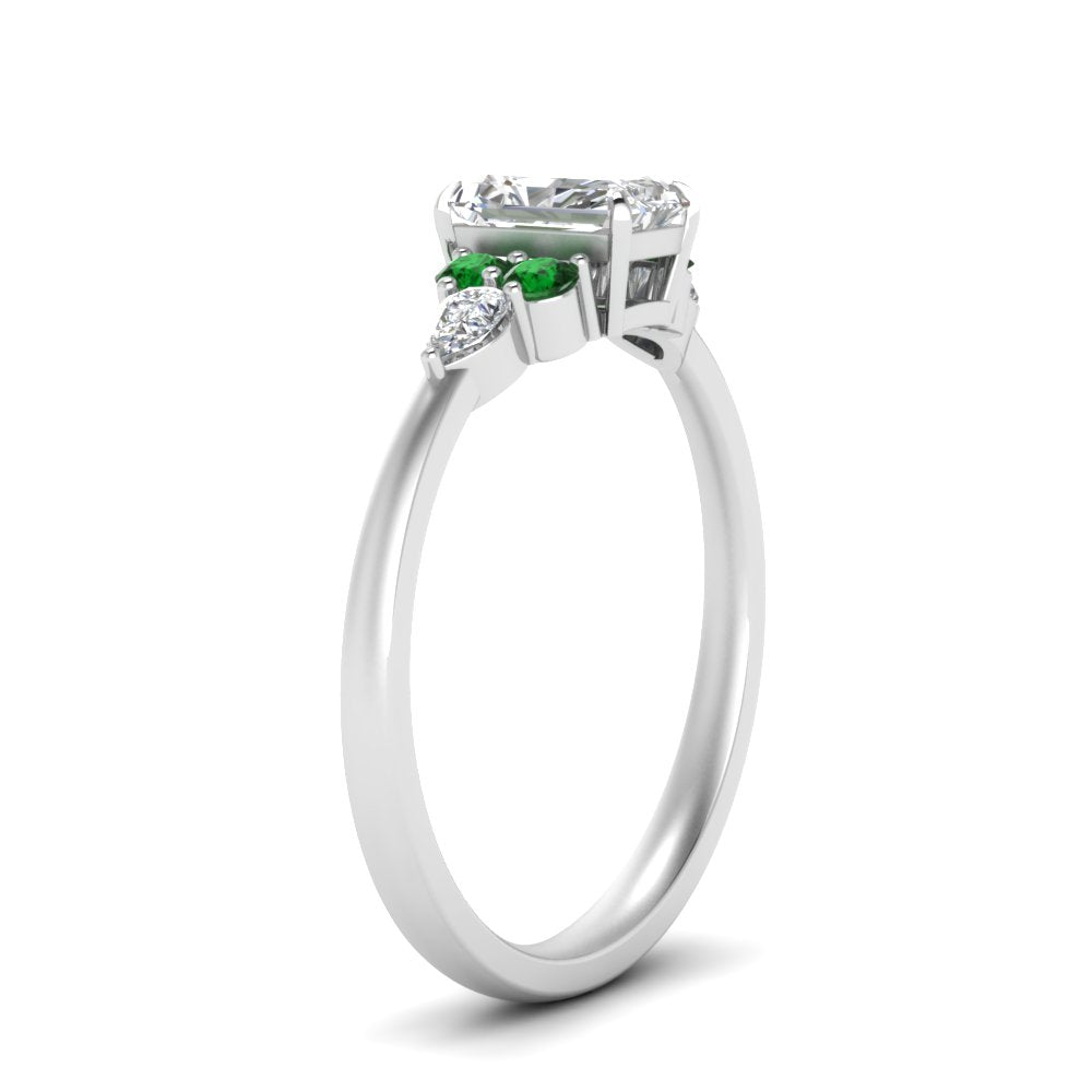 pear-accented-radiant-cut-diamond-ring-with-emerald-in-FD9289RARGEMGRANGLE3-NL-WG