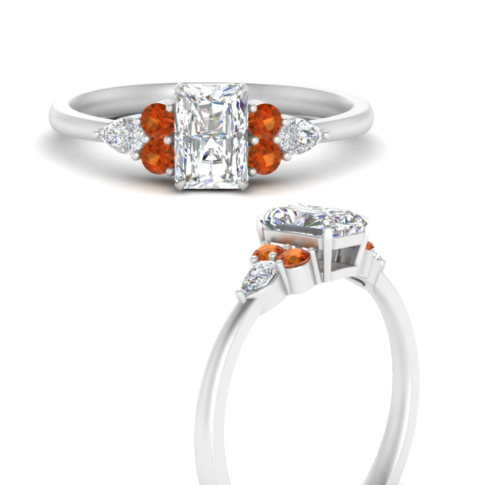 pear-accented-radiant-cut-diamond-ring-with-orange-sapphire-in-FD9289RARGSAORANGLE3-NL-WG