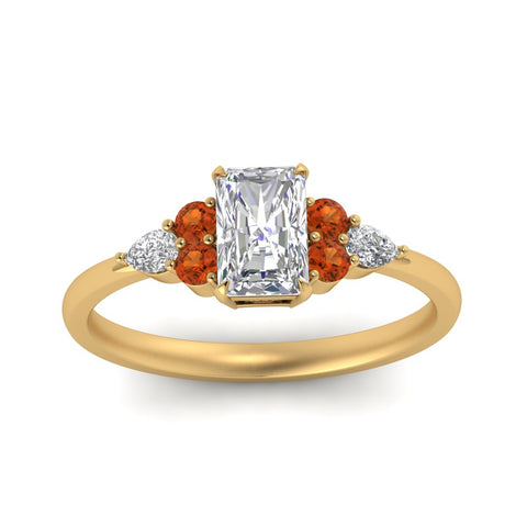 pear-accented-radiant-cut-diamond-ring-with-orange-sapphire-in-FD9289RARGSAORANGLE3-NL-YG