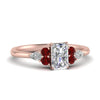 Load image into Gallery viewer, pear-accented-radiant-cut-diamond-ring-with-ruby-in-FD9289RARGRUDRANGLE3-NL-RG