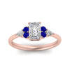 Load image into Gallery viewer, pear-accented-radiant-cut-diamond-ring-with-sapphire-in-FD9289RARGSABLANGLE3-NL-RG
