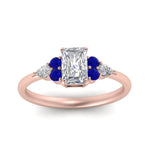 Load image into Gallery viewer, pear-accented-radiant-cut-diamond-ring-with-sapphire-in-FD9289RARGSABLANGLE3-NL-RG
