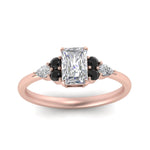 Load image into Gallery viewer, pear-accented-radiant-cut-diamond-ring-with-black-diamond-in-FD9289RARGBLACKANGLE3-NL-RG
