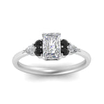 Load image into Gallery viewer, pear-accented-radiant-cut-diamond-ring-with-black-diamond-in-FD9289RARGBLACKANGLE3-NL-WG
