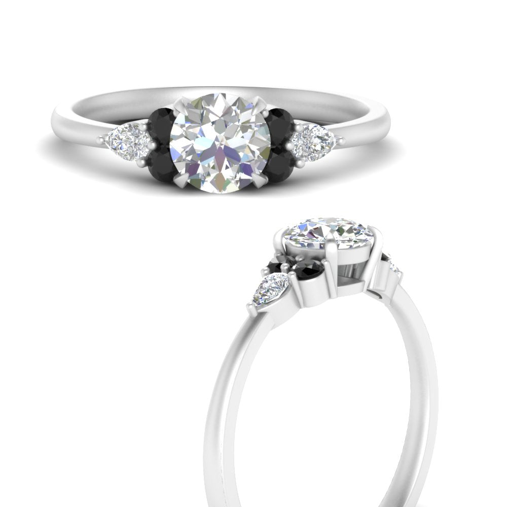 pear-accented-round-cut-diamond-ring-with-black-diamond-in-FD9289RORGBLACKANGLE3-NL-WG