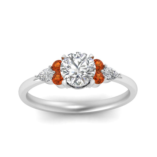 pear-accented-round-cut-diamond-ring-with-orange-sapphire-in-FD9289RORGSAORANGLE3-NL-WG