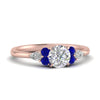 Load image into Gallery viewer, pear-accented-round-cut-diamond-ring-with-sapphire-in-FD9289RORGSABLANGLE3-NL-RG
