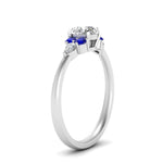 Load image into Gallery viewer, pear-accented-round-cut-diamond-ring-with-sapphire-in-FD9289RORGSABLANGLE3-NL-WG
