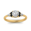 Load image into Gallery viewer, pear-accented-round-cut-diamond-ring-with-black-diamond-in-FD9289RORGBLACKANGLE3-NL-YG