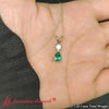 Load image into Gallery viewer, Pear And Round 2 Stone Diamond Pendant