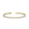 Load image into Gallery viewer, pear-bezel-set-diamond-tennis-bracelet-for-women-in-yellow-gold-FDBRCPE10581-3.30CT-NL-YG.jpg?v=1776840911