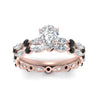 Load image into Gallery viewer, pear-black-diamond-floating-marquise-accent-ring-with-eternity-wedding-band-in-rose-gold-FDEWB9398PEGBLACKANGLE5-NL-RG.jpg?v=1758802210