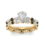Load image into Gallery viewer, pear-black-diamond-floating-marquise-accent-ring-with-eternity-wedding-band-in-yellow-gold-FDEWB9398PEGBLACKANGLE5-NL-YG_6766307d-d1fd-46ed-9c0d-ea34d861c1ed.jpg?v=1758802231
