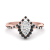 Load image into Gallery viewer, pear-crown-halo-black-diamond-engagement-ring-in-FD10008PERGBLACKANGLE3-NL-RG