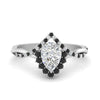 Load image into Gallery viewer, pear-crown-halo-black-diamond-engagement-ring-in-FD10008PERGBLACKANGLE3-NL-WG