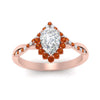 Load image into Gallery viewer, pear-crown-halo-orange-sapphire-engagement-ring-in-FD10008PERGSAORANGLE3-NL-RG