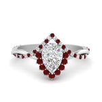 Load image into Gallery viewer, pear-crown-halo-ruby-engagement-ring-in-FD10008PERGRUDRANGLE3-NL-WG
