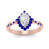 Load image into Gallery viewer, pear-crown-halo-sapphire-engagement-ring-in-FD10008PERGSABLANGLE3-NL-RG