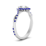 Load image into Gallery viewer, pear-crown-halo-sapphire-engagement-ring-in-FD10008PERGSABLANGLE3-NL-WG
