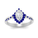 Load image into Gallery viewer, pear-crown-halo-sapphire-engagement-ring-in-FD10008PERGSABLANGLE3-NL-WG
