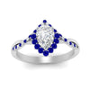 Load image into Gallery viewer, pear-crown-halo-sapphire-engagement-ring-in-FD10008PERGSABLANGLE3-NL-WG